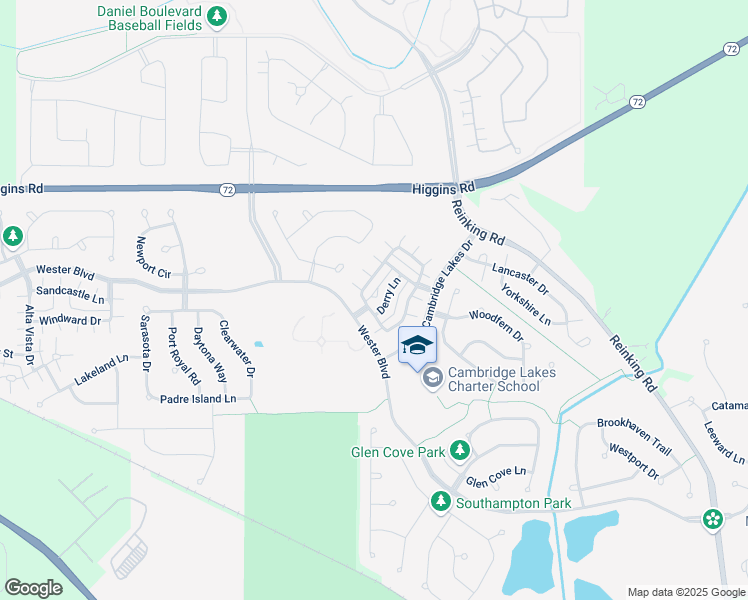 map of restaurants, bars, coffee shops, grocery stores, and more near 1232 Derry Lane in Pingree Grove
