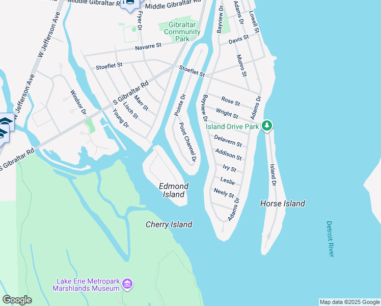 map of restaurants, bars, coffee shops, grocery stores, and more near 30556 East Pointe Drive in Rockwood