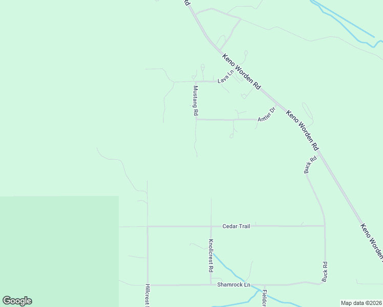 map of restaurants, bars, coffee shops, grocery stores, and more near 15420 Mustang Road in Klamath Falls