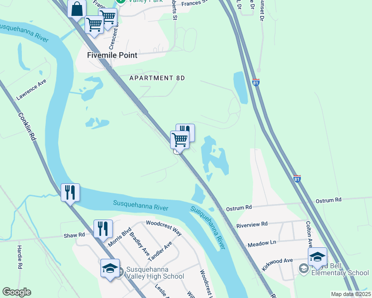 map of restaurants, bars, coffee shops, grocery stores, and more near 1003 11 in Kirkwood