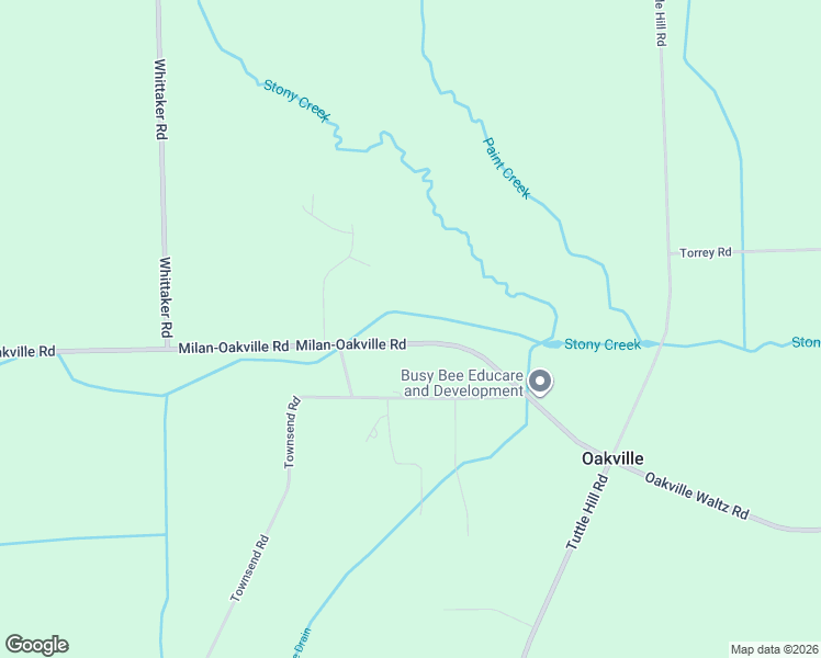 map of restaurants, bars, coffee shops, grocery stores, and more near 8383 Milan-Oakville Road in Milan