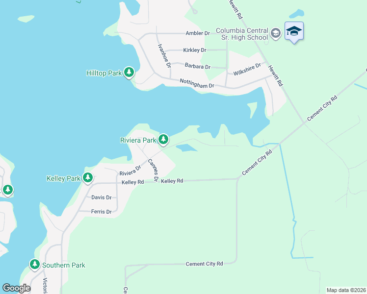 map of restaurants, bars, coffee shops, grocery stores, and more near 231 Riviera Drive in Brooklyn