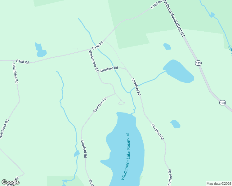 map of restaurants, bars, coffee shops, grocery stores, and more near 35 Stratford Road in New Marlborough