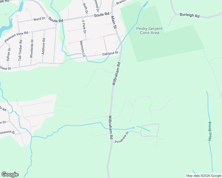 map of restaurants, bars, coffee shops, grocery stores, and more near 375 Wilbraham Road in Hampden