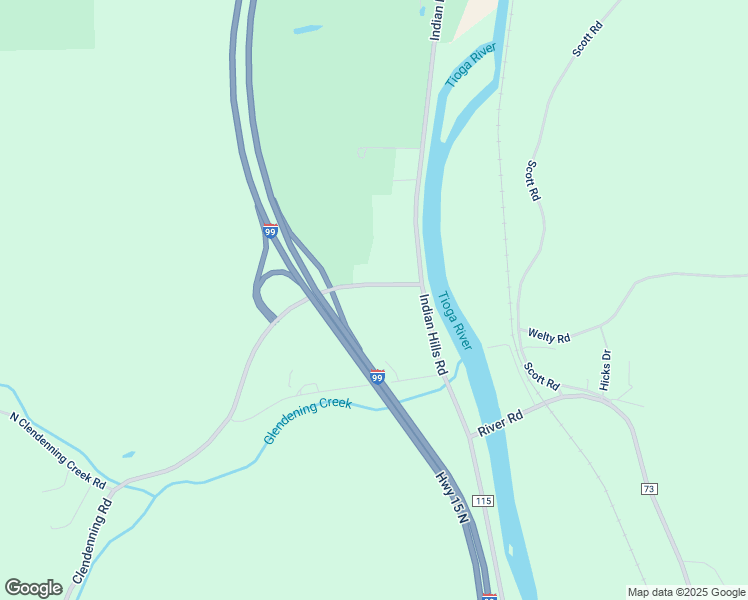 map of restaurants, bars, coffee shops, grocery stores, and more near 9204 Smith Road in Painted Post