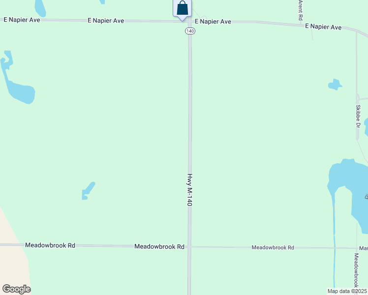 map of restaurants, bars, coffee shops, grocery stores, and more near 1990 Michigan 140 in Benton Harbor