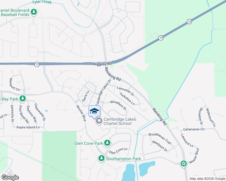 map of restaurants, bars, coffee shops, grocery stores, and more near 737 Lancaster Drive in Pingree Grove