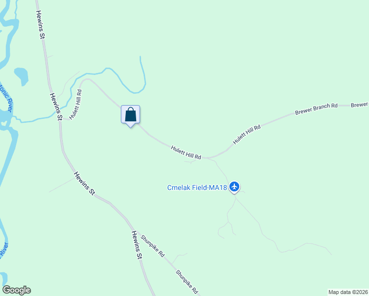 map of restaurants, bars, coffee shops, grocery stores, and more near 401 Hulett Hill Road in Sheffield