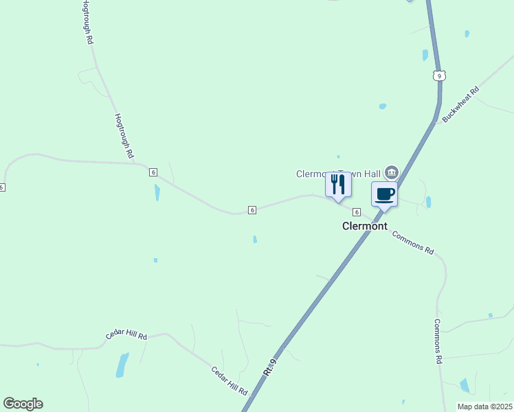 map of restaurants, bars, coffee shops, grocery stores, and more near County Route 6 in Germantown