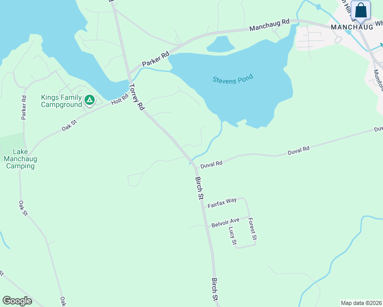 map of restaurants, bars, coffee shops, grocery stores, and more near 96 Duval Road in Sutton