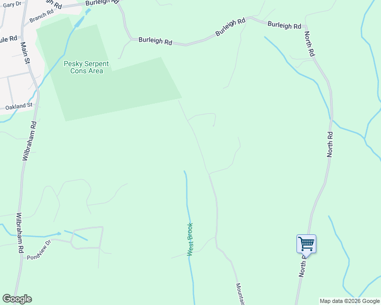 map of restaurants, bars, coffee shops, grocery stores, and more near 298 Mountain Rd in Hampden