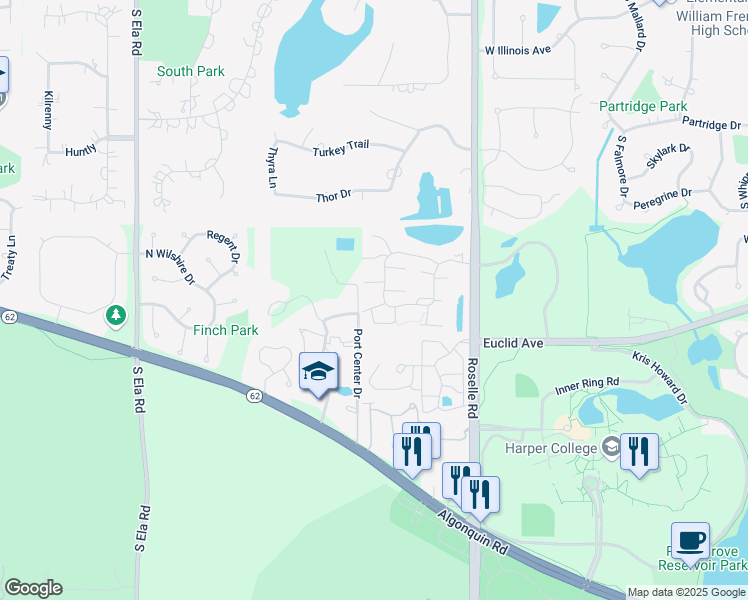 map of restaurants, bars, coffee shops, grocery stores, and more near 1428 West Shire Circle in Inverness