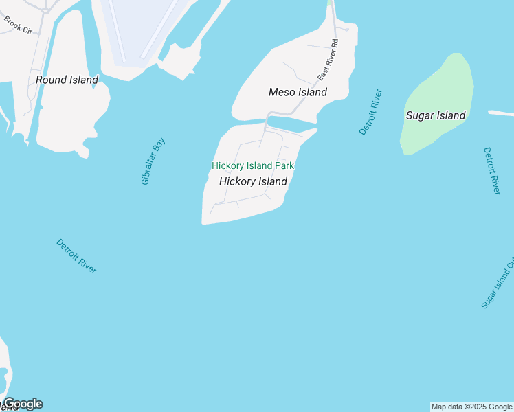 map of restaurants, bars, coffee shops, grocery stores, and more near 29923 East River Road in Grosse Ile Township