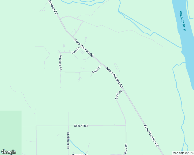 map of restaurants, bars, coffee shops, grocery stores, and more near 12776 Antler Drive in Klamath Falls