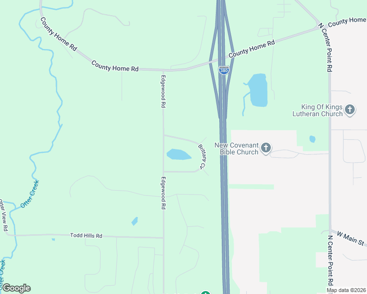 map of restaurants, bars, coffee shops, grocery stores, and more near 3096 Brittany Circle in Cedar Rapids