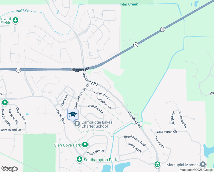 map of restaurants, bars, coffee shops, grocery stores, and more near 41W600 Old Stage Road in Hampshire