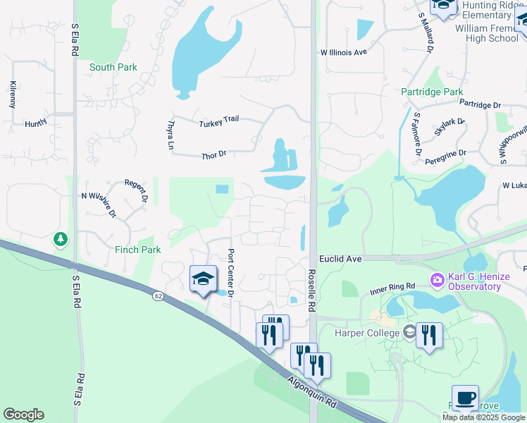 map of restaurants, bars, coffee shops, grocery stores, and more near 1428 West Shire Circle in Inverness
