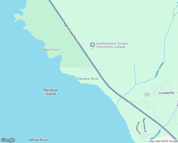 map of restaurants, bars, coffee shops, grocery stores, and more near 17744 U.S. 101 in Brookings
