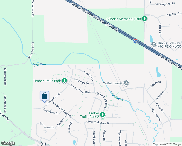 map of restaurants, bars, coffee shops, grocery stores, and more near 186 Durango Drive in Gilberts