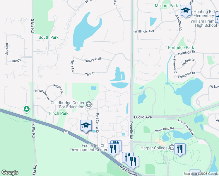 map of restaurants, bars, coffee shops, grocery stores, and more near 1356 West Shire Circle in Inverness