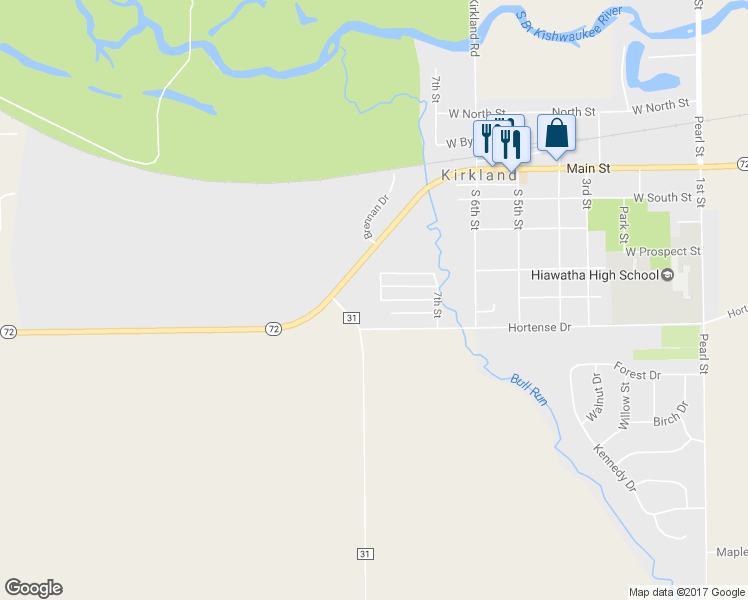 map of restaurants, bars, coffee shops, grocery stores, and more near 314 8th Street in Kirkland