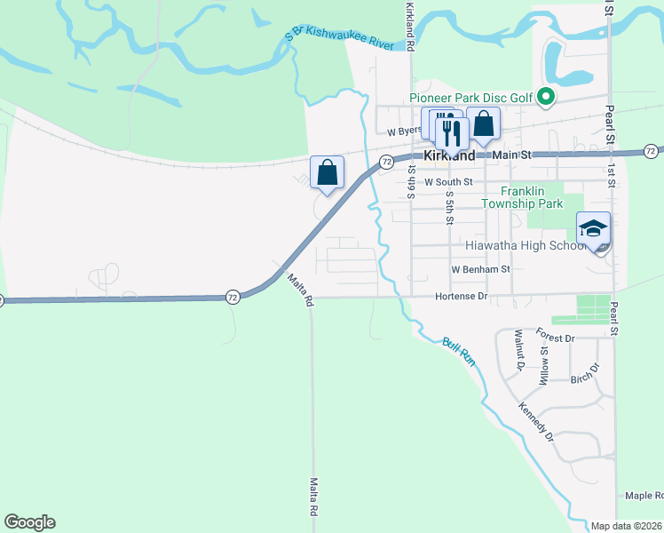 map of restaurants, bars, coffee shops, grocery stores, and more near 314 8th Street in Kirkland