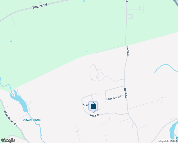 map of restaurants, bars, coffee shops, grocery stores, and more near 54 Compass Point Drive in Douglas