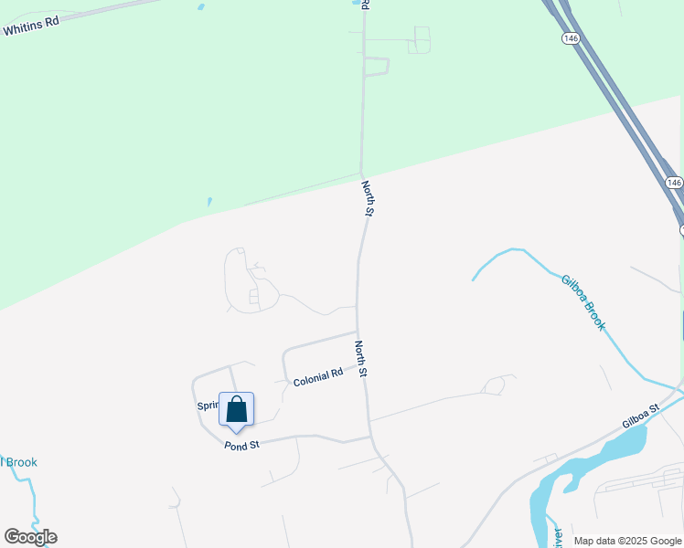 map of restaurants, bars, coffee shops, grocery stores, and more near 119 North Street in Douglas