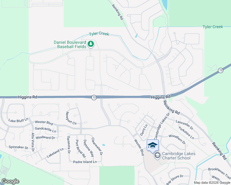 map of restaurants, bars, coffee shops, grocery stores, and more near 1104 White Pine Trail in Pingree Grove
