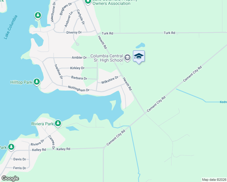 map of restaurants, bars, coffee shops, grocery stores, and more near 115 Nottingham Drive in Brooklyn