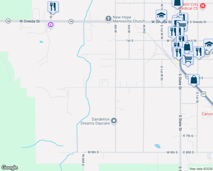 map of restaurants, bars, coffee shops, grocery stores, and more near in Preston