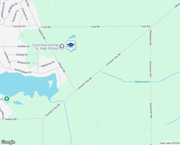map of restaurants, bars, coffee shops, grocery stores, and more near 7571 Cement City Road in Brooklyn