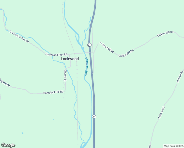 map of restaurants, bars, coffee shops, grocery stores, and more near 1101 New York 34 in Lockwood