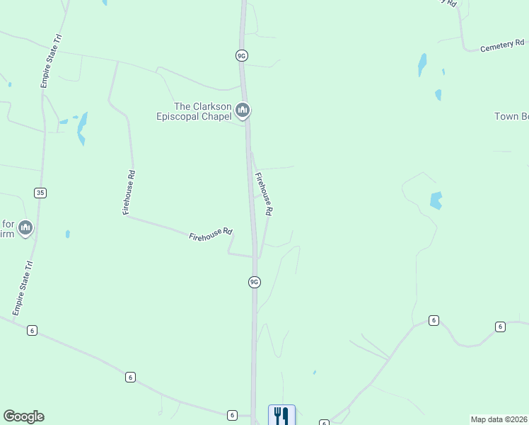 map of restaurants, bars, coffee shops, grocery stores, and more near 42 Firehouse Road in Germantown