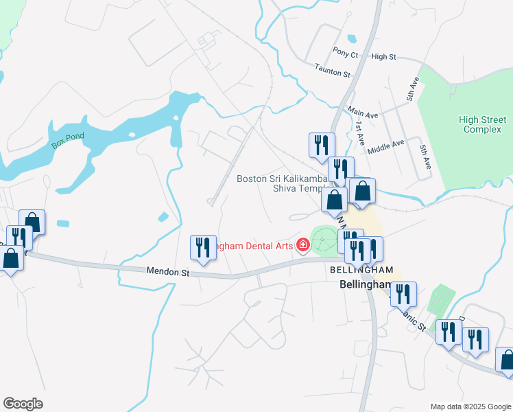 map of restaurants, bars, coffee shops, grocery stores, and more near 15 Judy Lane in Bellingham
