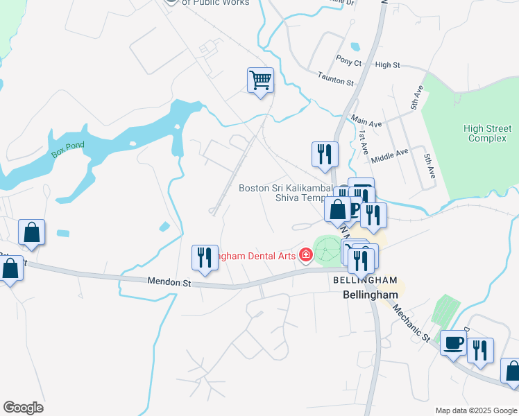 map of restaurants, bars, coffee shops, grocery stores, and more near 15 Judy Lane in Bellingham