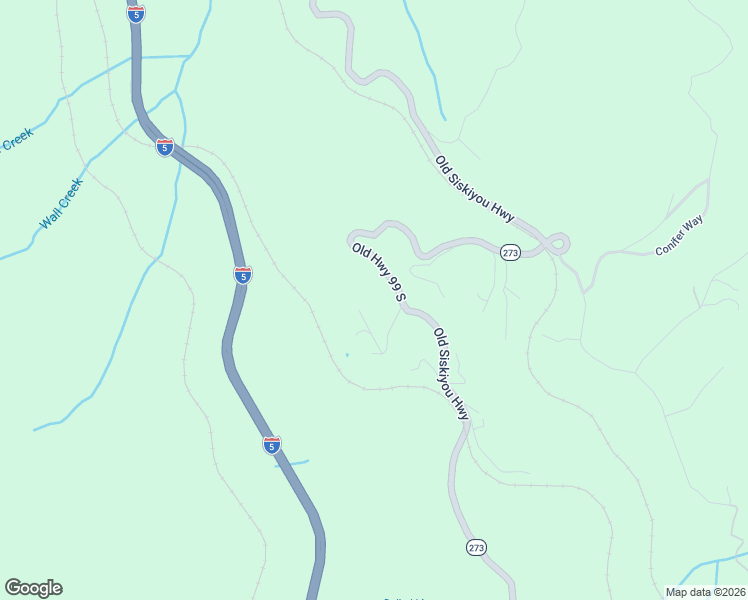 map of restaurants, bars, coffee shops, grocery stores, and more near 5010 Old Highway 99 South in Ashland