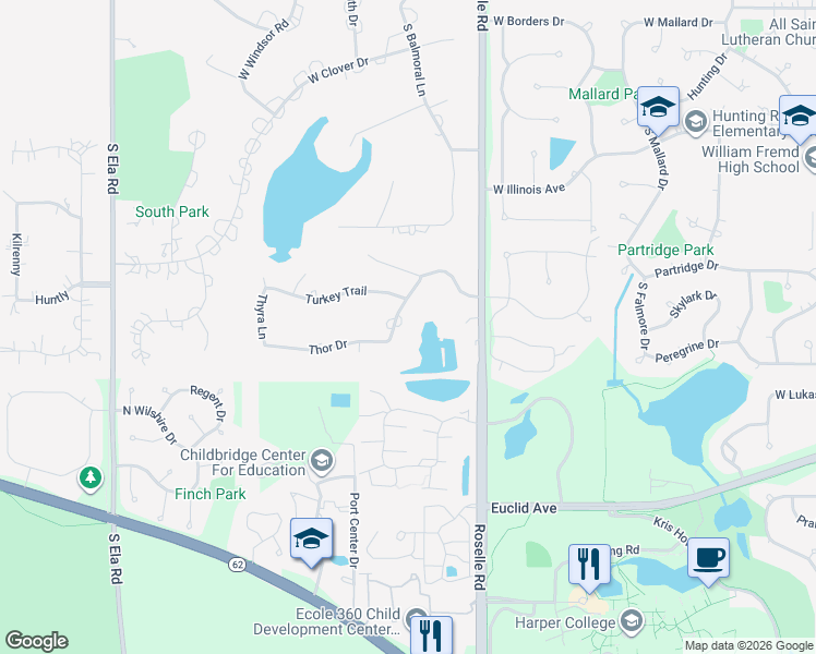 map of restaurants, bars, coffee shops, grocery stores, and more near 1083 Valley Lake Drive in Inverness