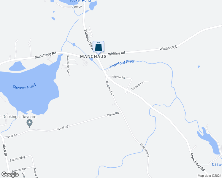 map of restaurants, bars, coffee shops, grocery stores, and more near 11 Mumford Road in Sutton