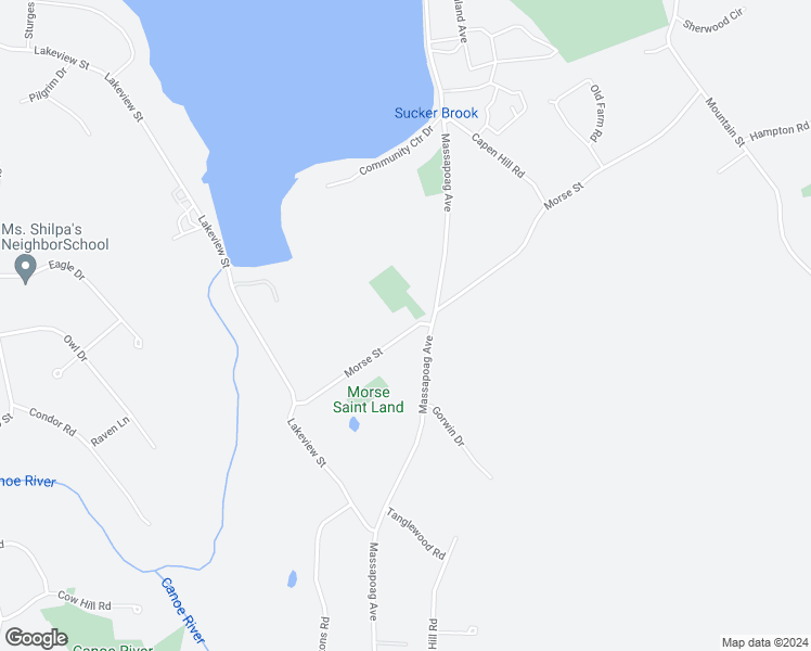 map of restaurants, bars, coffee shops, grocery stores, and more near 167 Morse Street in Sharon