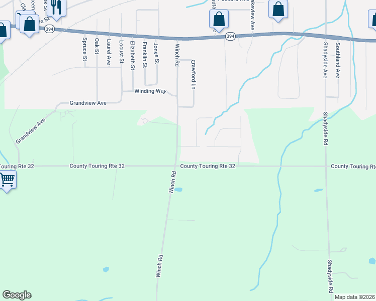 map of restaurants, bars, coffee shops, grocery stores, and more near 994 County Touring Route 32 in Lakewood