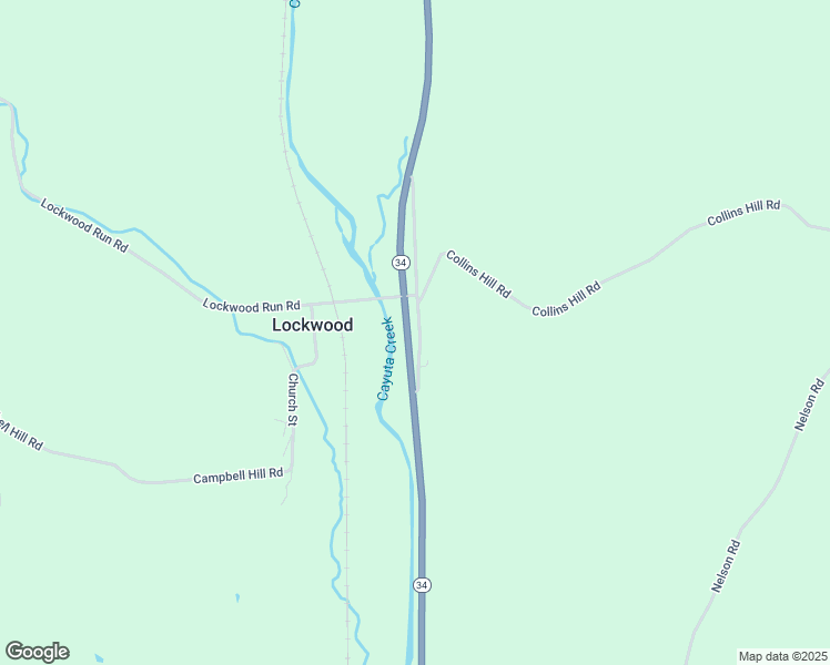 map of restaurants, bars, coffee shops, grocery stores, and more near 1101-1199 State Highway 34 in Tioga