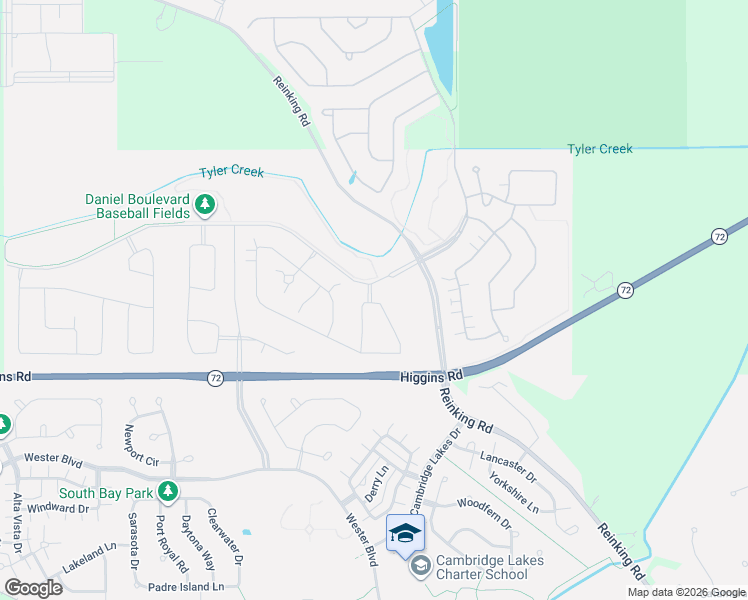 map of restaurants, bars, coffee shops, grocery stores, and more near 1639 Rochester Road in Pingree Grove