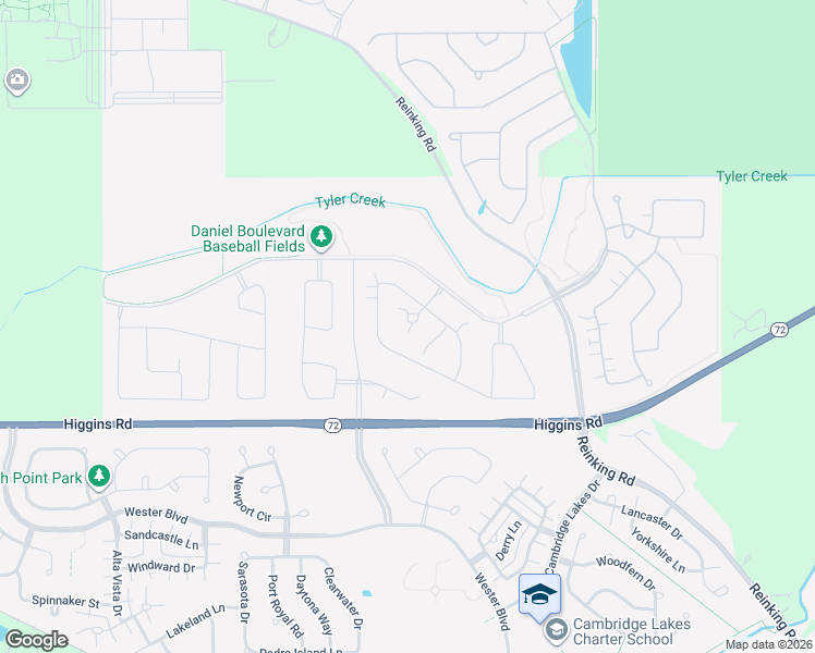 map of restaurants, bars, coffee shops, grocery stores, and more near 1729 Southern Circle in Pingree Grove
