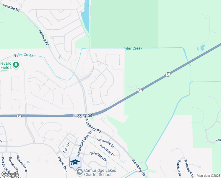 map of restaurants, bars, coffee shops, grocery stores, and more near 1705 Kelly Lane in Pingree Grove