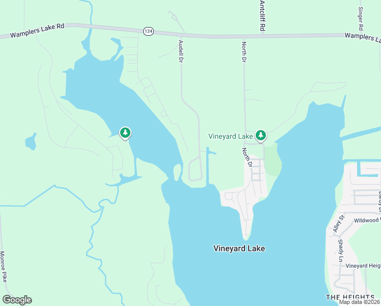 map of restaurants, bars, coffee shops, grocery stores, and more near 399 Oakwood Drive in Brooklyn