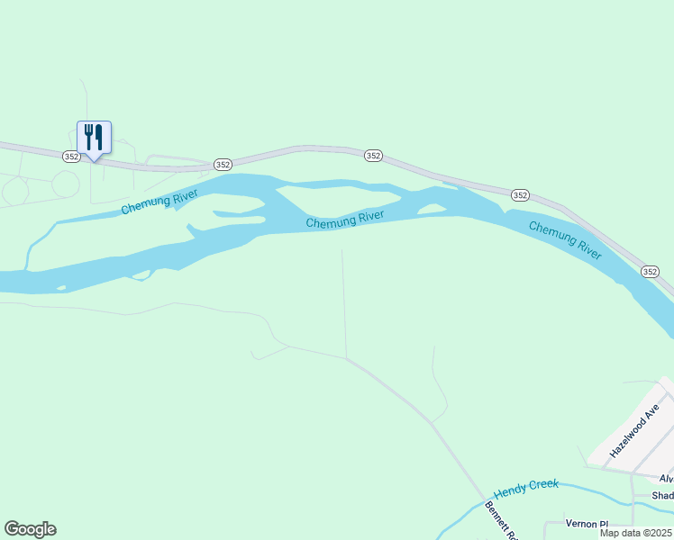 map of restaurants, bars, coffee shops, grocery stores, and more near 179 Bennett Rd in Pine City