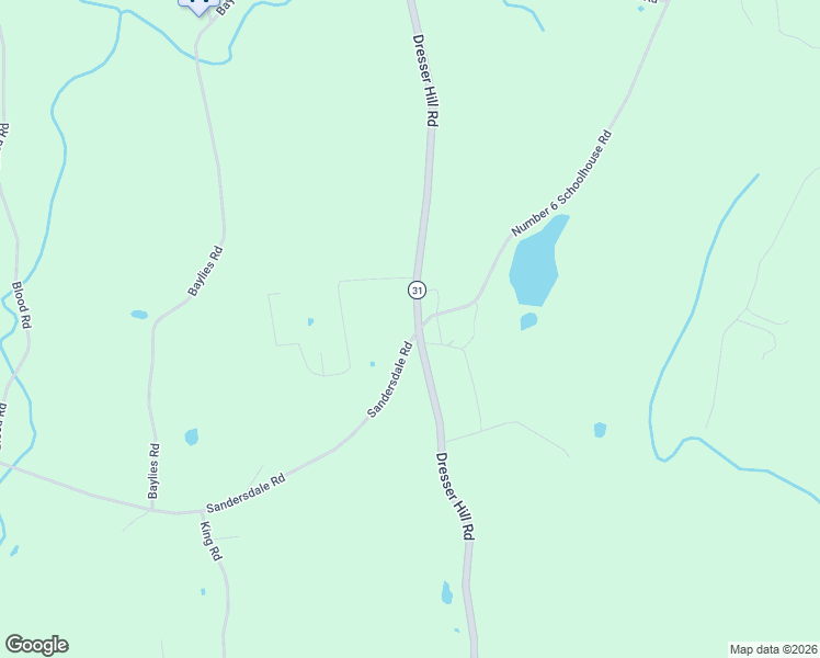 map of restaurants, bars, coffee shops, grocery stores, and more near 290 Dresser Hill Road in Charlton