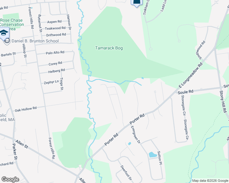 map of restaurants, bars, coffee shops, grocery stores, and more near 133 Carol Ann Street in Springfield