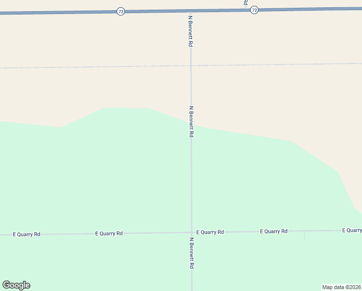 map of restaurants, bars, coffee shops, grocery stores, and more near 4890 North Bennett Road in Monroe Center